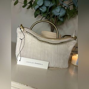 Loeffler Randall Addy Pleated Baguette Shoulder Bag